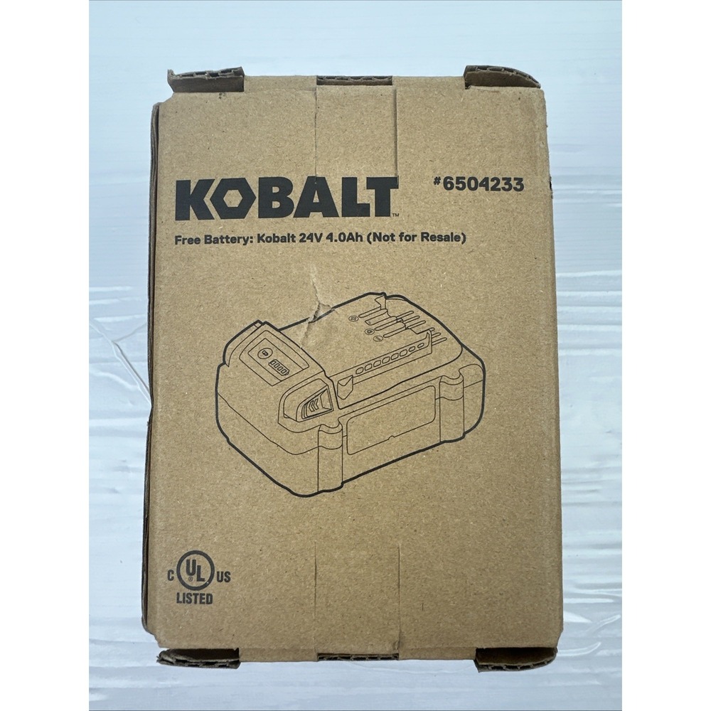 Kobalt 24V Max Lithium-Ion 4.0Ah Extended Run Power Tool Battery 6504233 (c4)